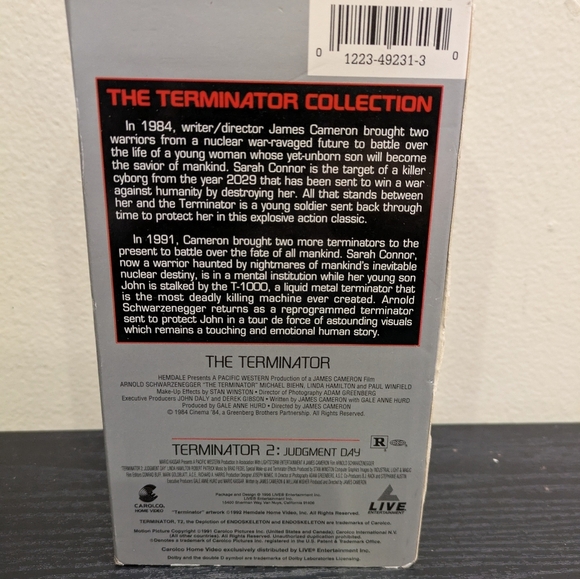 The Terminator Collection VHS - Black and Gray - Picture 4 of 9
